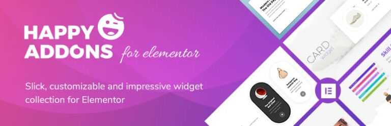 Extension pour Elementor Happy Addons