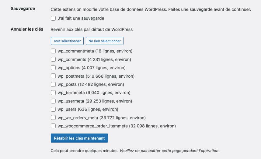 Index WP MySQL For Speed : <b>boostez WordPress</b> 1 Création des index des tables WordPress