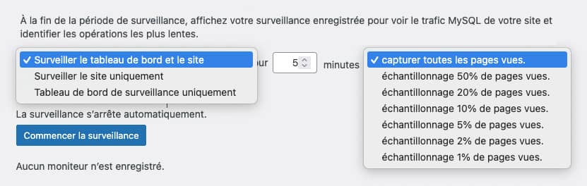 Index WP MySQL For Speed : <b>boostez WordPress</b> 2 Réglages du monitoring des requêtes WordPress dans Index WP MySQL For Speed
