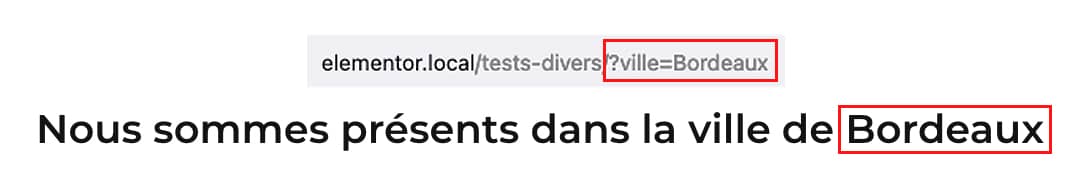 URL Params : <b>Elementor Pro</b> ou une extension ? 1 URL Params : <b>Elementor Pro</b> ou une extension ? 1
