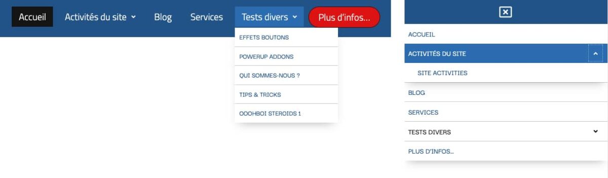Ultimate Addons for Elementor Lite : boostez <b>Elementor gratuit !</b> 3 Ultimate Addons for Elementor - Le Widget Menu