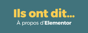 &Agrave; propos d'Elementor