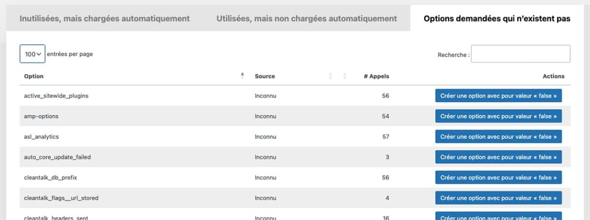 Nettoyer les options de WordPress : <b>AAA Option Optimizer</b> est là pour ça ! 4 Nettoyer les options de WordPress : <b>AAA Option Optimizer</b> est là pour ça ! 3