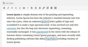 WordPress 4.6 - D&eacute;tection des liens bris&eacute;s