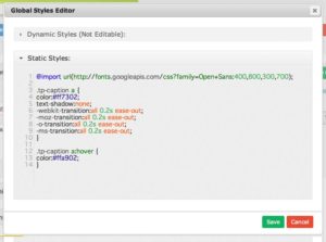 Slider Revolution V4.0 : <b>on remet tout à plat !</b> 8 Édition des styles statiques Slider Revolution