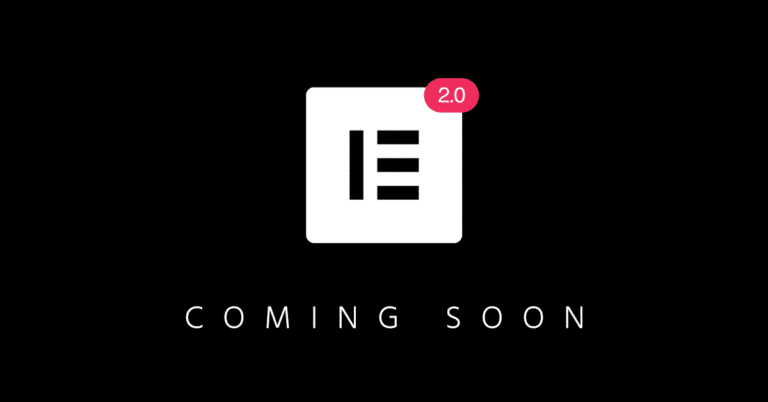 Elementor V2.0 arrive !