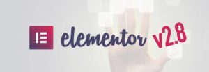 Nouvelle version 2.8 pour Elementor