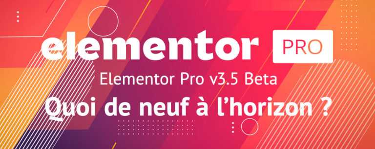Elementor PRO b&ecirc;ta 3.5