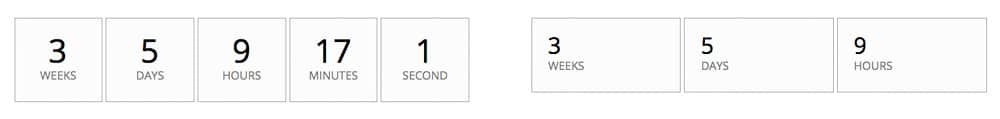Thème WordPress Enfold : <b>on passe à la 3.2</b> 5 Le module de compte à rebours animé