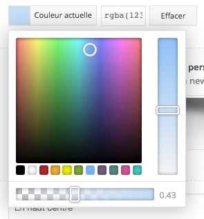 Thème WordPress Enfold : <b>on passe à la 3.2</b> 3 Nouveau colorpicker avec gestion RGBA