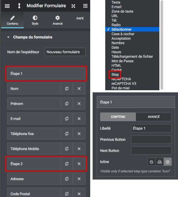 Elementor PRO 2.10 : un formulaire à étapes et des animations Lotties <b>au menu</b> 2 Elementor PRO 2.10 : un formulaire à étapes et des animations Lotties <b>au menu</b> 2