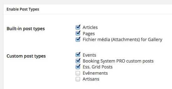 Go-Portfolio pour WordPress : vos portfolios <b>personnalisés !</b> 5 Intégration aux autres types de contenus WP