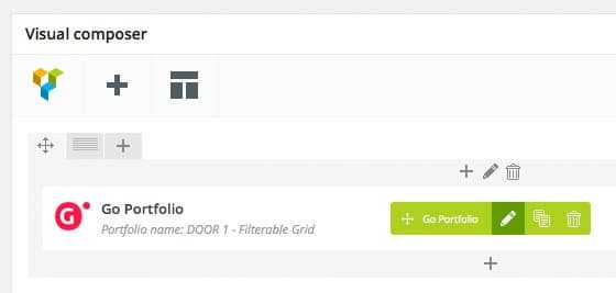 Go-Portfolio pour WordPress : vos portfolios <b>personnalisés !</b> 4 Intégration à Visual Composer