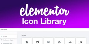Elementor Icon Library