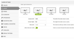 LayerSlider V6.0 - Les param&eacute;trages du disporama