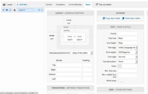 LayerSlider V6.0 - Les options de styles enfin tr&egrave;s compl&egrave;tes