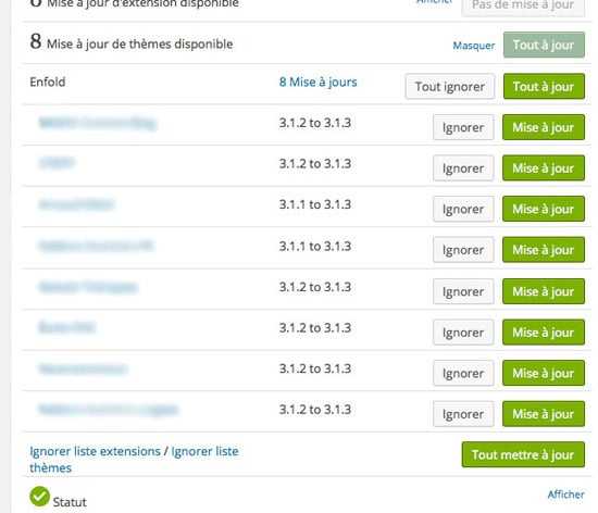 Superviser des sites <b>WordPress</b> avec <b>MainWP</b> 2 Une procédure de mise à jour de thème Premium