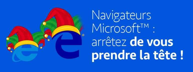 Navigateurs web : arr&ecirc;tez de vous prendre la t&ecirc;te !