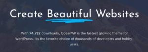 Thème OceanWP V1.4