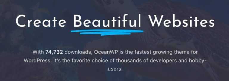 Th&egrave;me OceanWP V1.4
