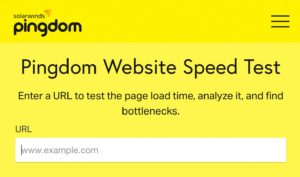 Nouveau site Pingdom speedtest