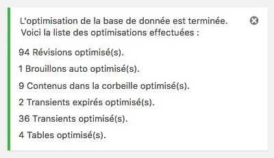 Accélérer WordPress ? <b>Simple et facile</b> avec WP Rocket 5 Optimisation de la base de données avec WP Rocket