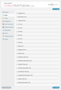 Thèmes Premium pour WordPress : <b>la coupe</b> est-elle pleine ? 3 Options typographie - Codeus