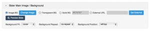 Slider Revolution V4.0 : <b>on remet tout à plat !</b> 9 Options d'arrière-plan Slider Revolution