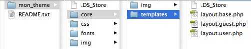 Personnaliser OwnCloud <b>à vos couleurs</b> 5 Fichiers "templates" du thème personnalisé