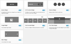 Le pack de Widgets compl&eacute;mentaires