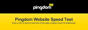 Pingdom Speedtest online tools