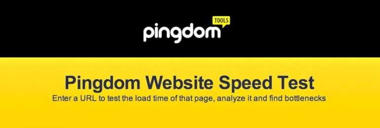 Pingdom Speedtest online tools