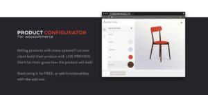 Extension WordPress : Product Configurator for WooCommerce