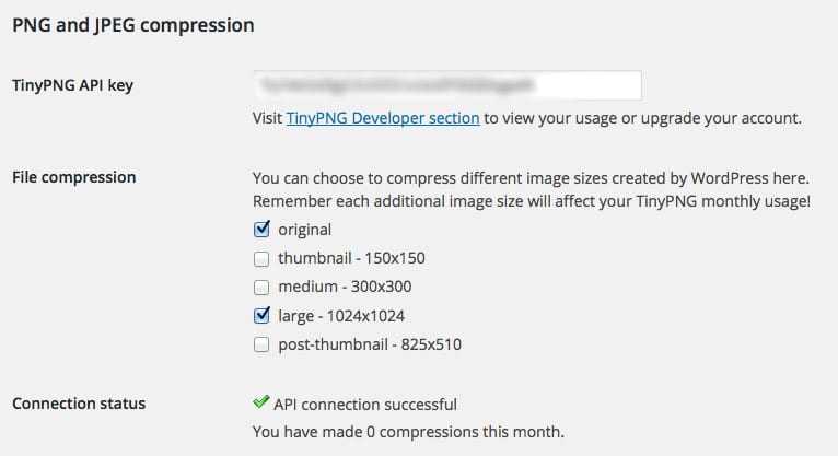 Extension pour WordPress : <b>compresser les images</b> en ligne 2 Paramétrages de l'extension