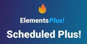 Elements Plus! : <i>Elementor en fait <b>plus !</b></i> 1 Sheduled Plus! pour Elementor Page Builder