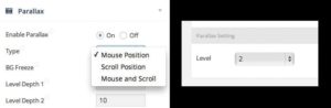 Slider Revolution 4.5 : ergonomie et fonctionnalités <b>en hausse</b> 6 Option Parallax du Slider Revolution