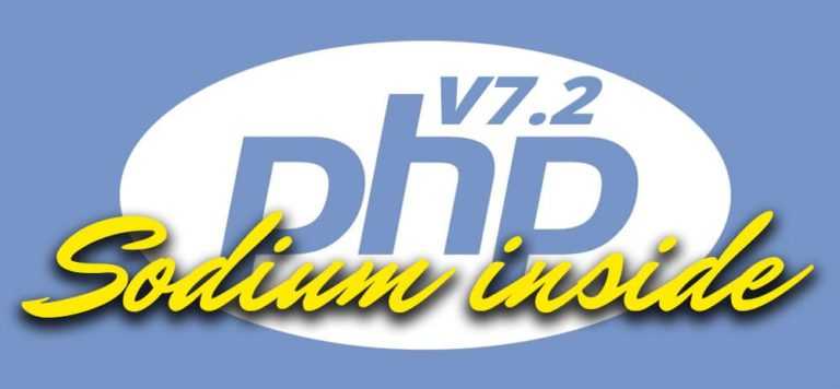 Librairie Sodium avec PHP 7.2