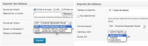 TablePress : de <b>jolis tableaux</b> avec Wordpress 2 TablePress pour WordPress
