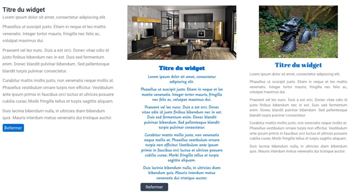 Text Unfold For Elementor : <b>dépliez vos textes trop longs</b> 4 Exemple d'utilisations du widget Text Unfold For Elementor
