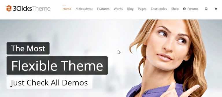 Th&egrave;me WordPress 3Clicks