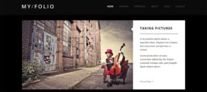 Thème WordPress pour phographe My Folio