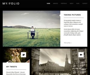 My Folio, un thème WordPress orienté <b>photobook</b>… mais avec de l'Ajax 2 Un peu de Masonry et de simplicité