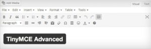 Tinymce Advanced pour WordPress