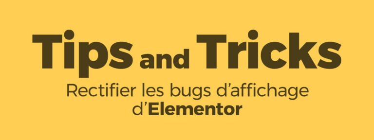 Accueil 10 Régénérer les ressources CSS d’Elementor
