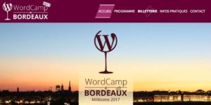 WordCamp le 18 mars 2017 &agrave; Bordeaux