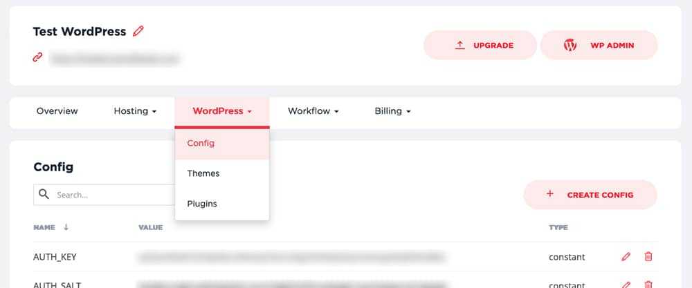 Configuration de WordPress sur Wordify