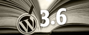 WordPress passe en v3.6