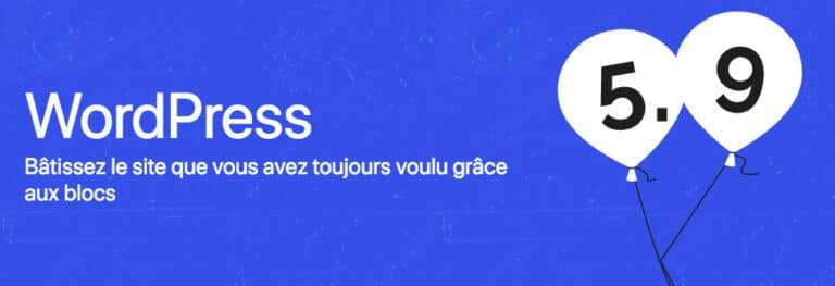 Accueil 20 WordPress v5.9
