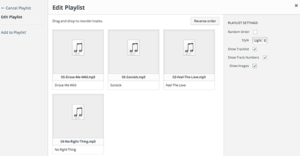Cr&eacute;ation de PlayList audio ou vid&eacute;o