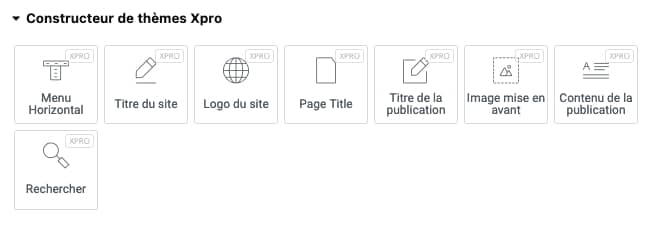 Xpro Addons For Elementor : un pack complémentaire <b>très utile !</b> 9 Xpro Widgets Site Elementor